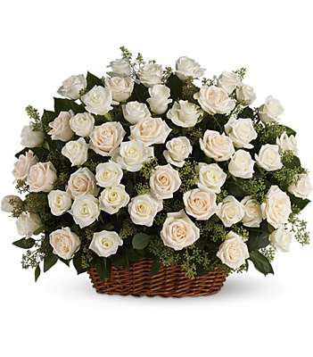 Bountiful Rose Basket from Racanello Florist in Stamford, CT